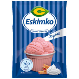 Sladoled ESKIMKO ledeni desert jagoda 75g