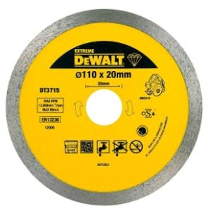 DeWALT dijamantska rezna ploča za keramiku 110x20mm (DT3715)