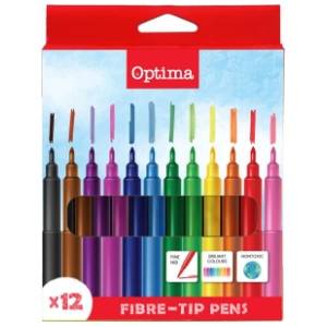 Flomasteri OPTIMA 12kom
