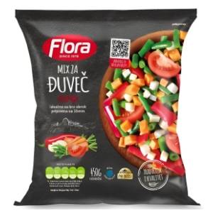 FLORA mešavina povrća za đuveč 400g