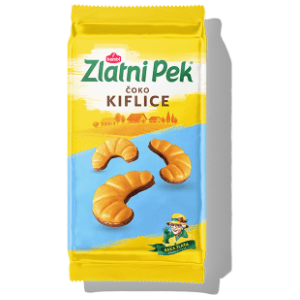 Keks ZLATNI PEK čoko kiflice 165g