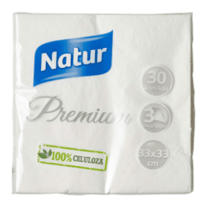Salvete NATUR Premium bele 3sloja 30kom