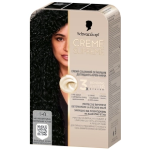 SCHWARZKOPF Creme Supreme farba za kosu 1-0 deep black