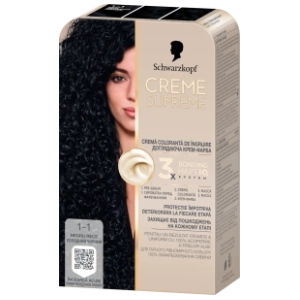 SCHWARZKOPF Creme Supreme farba za kosu 1-1 cool black