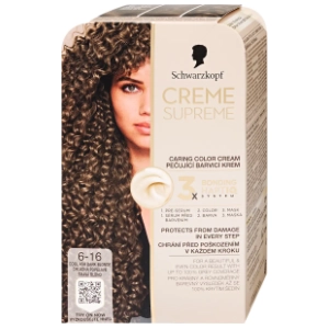 SCHWARZKOPF Creme Supreme farba za kosu 6-16 cool ash blonde