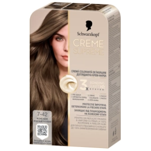 SCHWARZKOPF Creme Supreme farba za kosu 7-42 blond nude