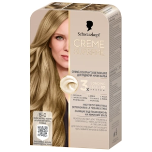 SCHWARZKOPF Creme Supreme farba za kosu 8-0 blond natural