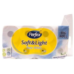 Toalet papir PERFEX soft & light 3sloja 16kom