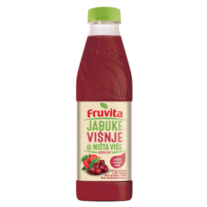Voćni sok FRUVITA jabuke višnje i ništa više 800ml