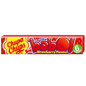 Žvake CHUPA CHUPS Big babol jagoda 27g