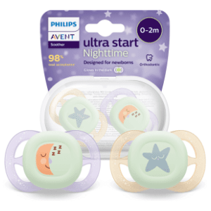 AVENT Starter noćna varalica (0-2m) devojčice 2kom