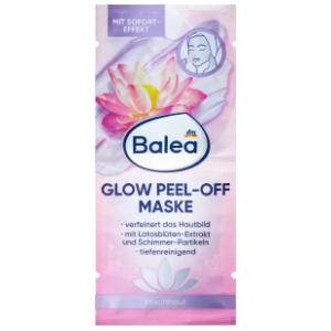 BALEA Glow peel off maska za lice 2x8ml