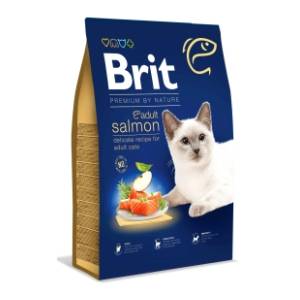 BRIT Premium by nature adult hrana za mačke losos 8kg