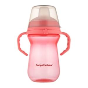 CANPOL BABIES šolja sa kljunom 250ml roze