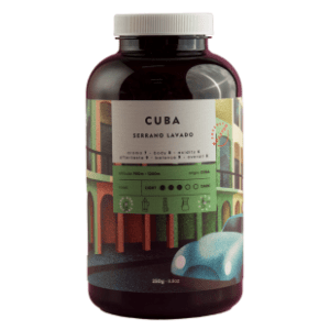 Kafa KAFETERIJA Cuba Serrano Lavado u zrnu 250g