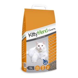 KITTYFRIEND Clumping mineralni posip za mačke bez mirisa 5l