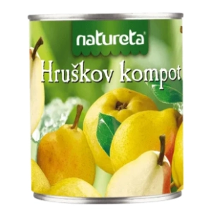 Kompot kruška NATURETA 850g