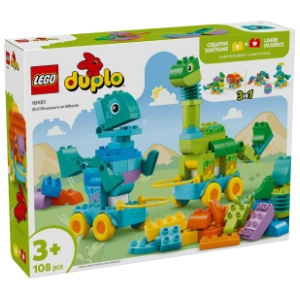 LEGO DUPLO 3u1 Dinosaurusi na točkovima 10451