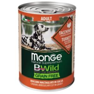MONGE Bwild adult hrana za pse ćuretina 400g