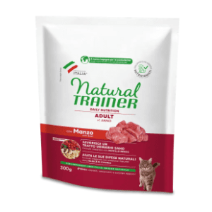 NATURAL TRAINER hrana za odrasle mačke govedina 300g