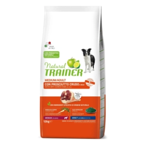 NATURAL TRAINER Medium adult hrana za pse šunka i pirinač 12kg