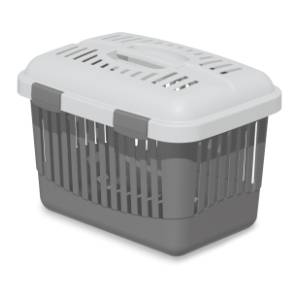 PETMAX Easy top transporeter sivi