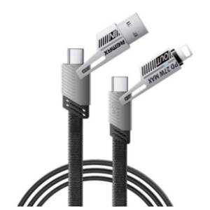 REMAX konverter kabl USB/USB-C na USB-C + Lightning (m+m/m+m) 65W 1m (RC-C189)
