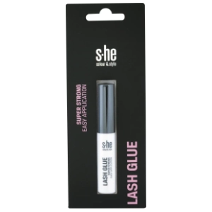 S-HE COLOUR&STYLE Super strong lepak za veštačke trepavice 20g