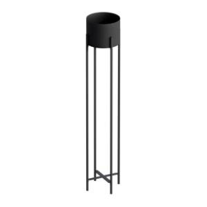 Saksija WALLXPERT Decorative pot 23x108cm crna