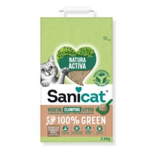SANICAT Natura activa biljni posip za mačke bez mirisa 2,5kg