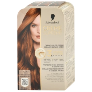 SCHWARZKOPF Creme Supreme farba za kosu 7-7 copper blonde