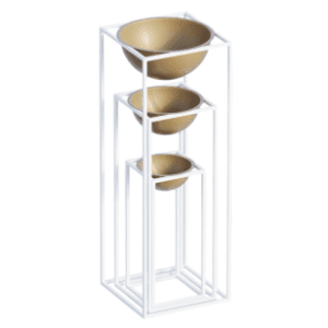 Set saksija WALLXPERT Decorative pot zlatni