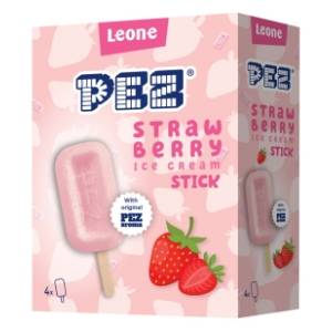 Sladoled PEZ strawberry stick 4x80ml