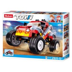 SLUBAN kocke vozilo Off road crveni
