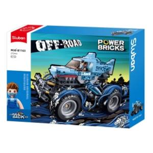 SLUBAN kocke vozilo Off road plavi