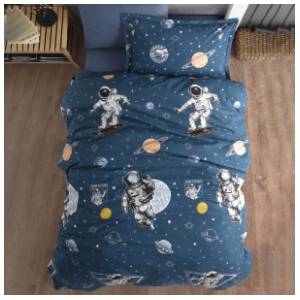 STEFAN posteljina za decu Astronaut 140 x 200 cm plava