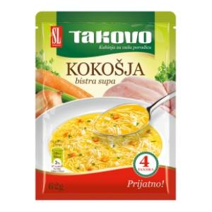 Supa TAKOVO kokošija 62g