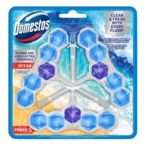 WC osveživač DOMESTOS power 5 ocean 3x55g