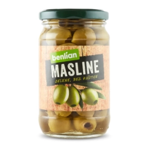BENLIAN zelene masline bez koštice 340g