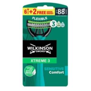 Brijač WILKINSON Xtreme3 sensitive 6+2 gratis