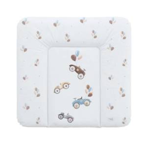 CEBA meka podloga za presvlačenje Automobili 75 x 72 cm bela