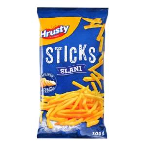 Čips HRUSTY Sticks slani 100g