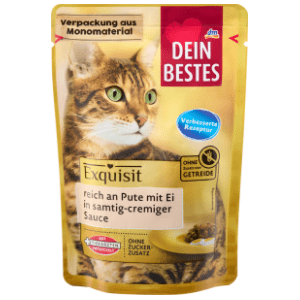 DEIN BESTES Exquisit ćuretina i jaja u umaku od sira 85g