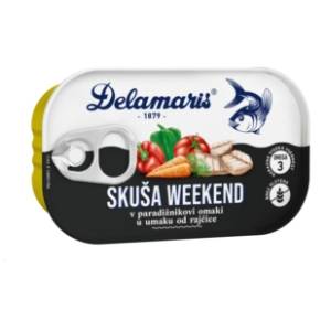 DELAMARIS Vikend skuša sa povrćem 125g
