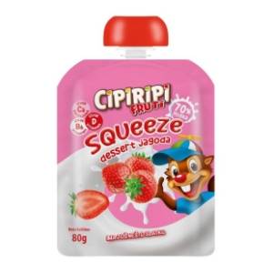 Desert CIPIRIPI Jagoda Squeeze 80g