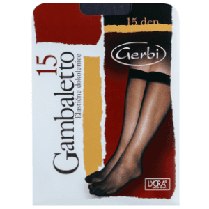 GERBI Gambaletto dokolenice 15den crne 