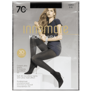 INNAMORE Microfibra hulahopke 70den crne XL 5