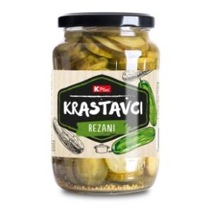 Krastavci K PLUS rezani 670g