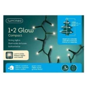 Lampice sa 400 toplo belih LED dioda 1-2 glow Lumineo 1,5m