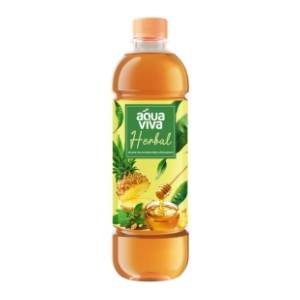 Ledeni čaj AQUA VIVA Herbal ananas ašvaganda 1,5l